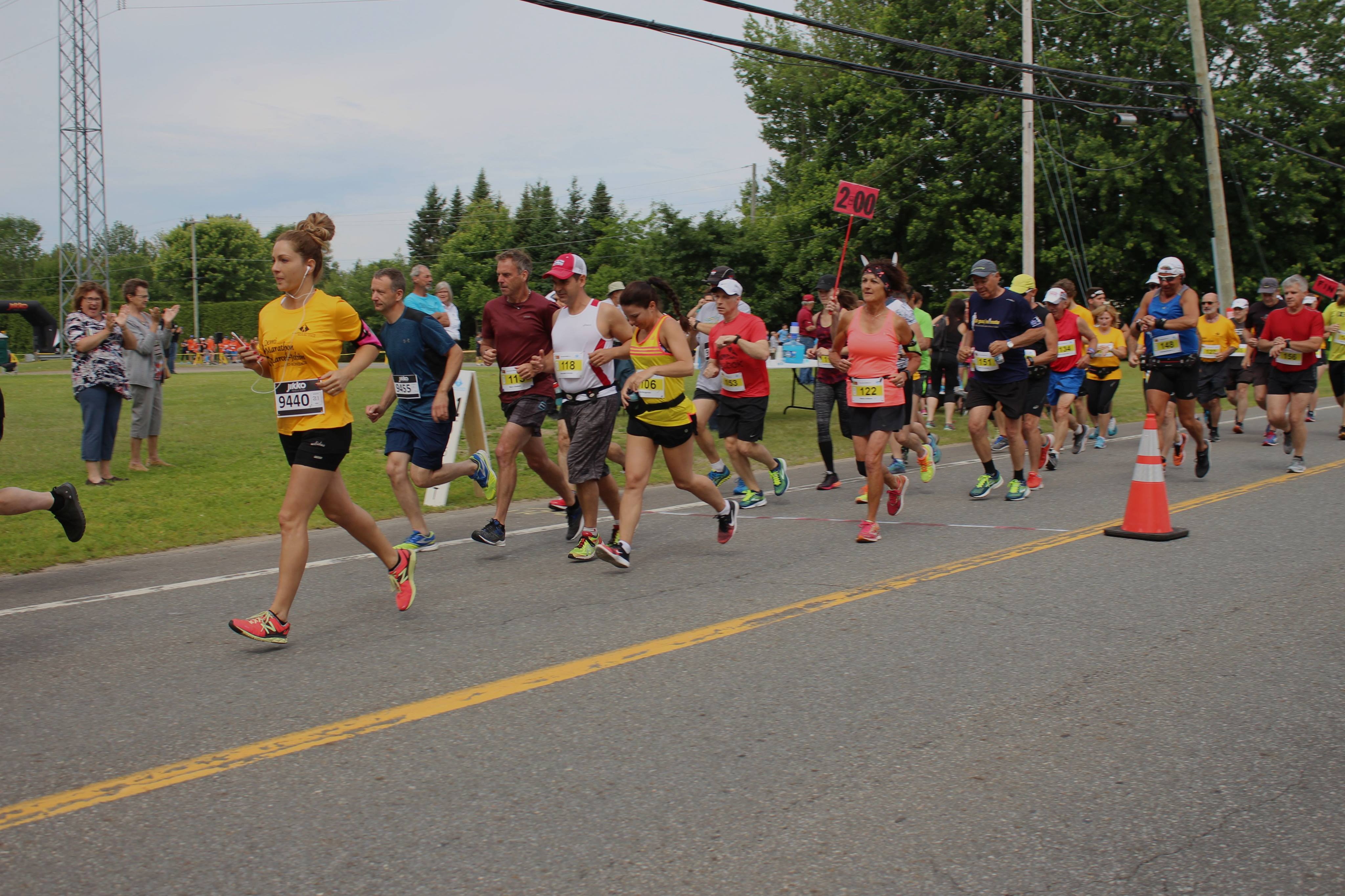 Demi Marathon Marcel Jobin Une E Dition Sous Le Signe De La Nouveaut L Cho De Maskinong